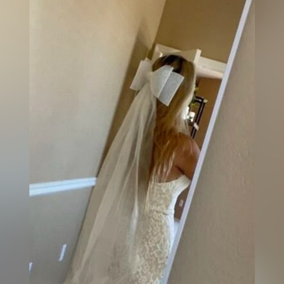 New Wedding veil with bow ??? main image 5